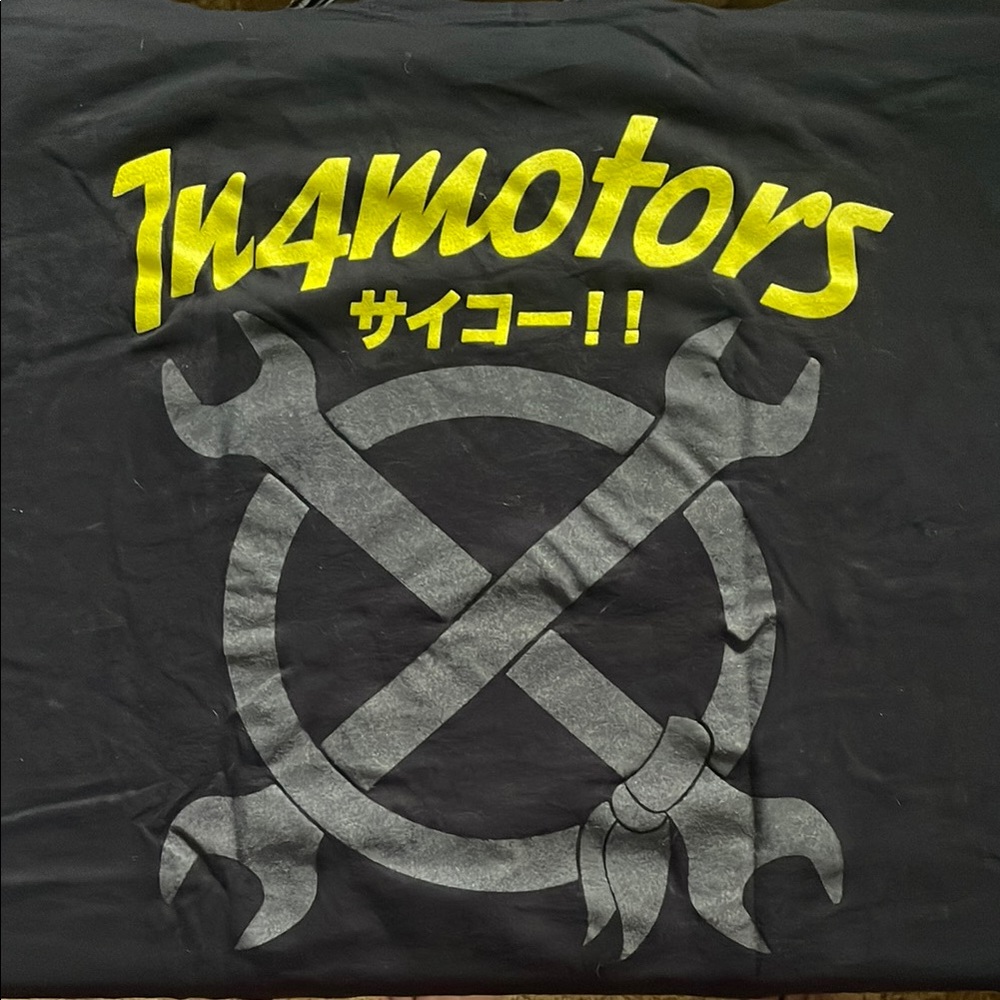 In4motors Graphic Tee in Black and Yellow